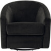 Madison Swivel Glider, Black Velvet - Nursery Chairs - 1 - thumbnail