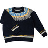 Anderson Fairisle Sweater, Navy Multi - Sweaters - 1 - thumbnail