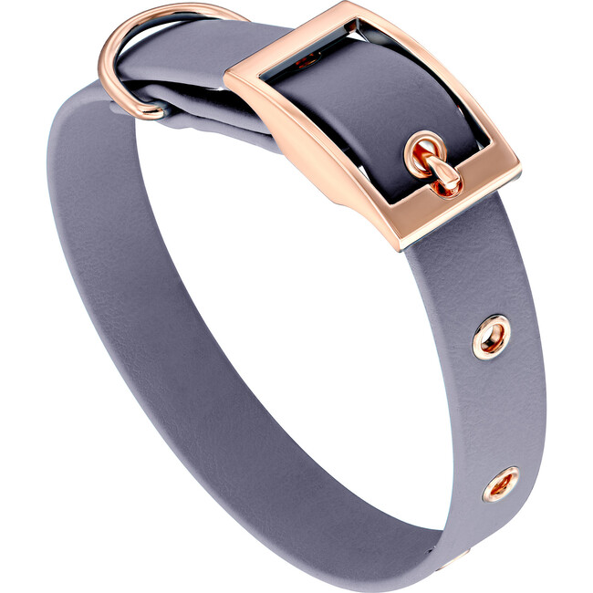 Collar, Rose Gold and Grey - Collars, Leashes & Harnesses - 1