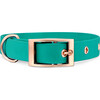 Collar, Rose Gold and Turquoise - Collars, Leashes & Harnesses - 2