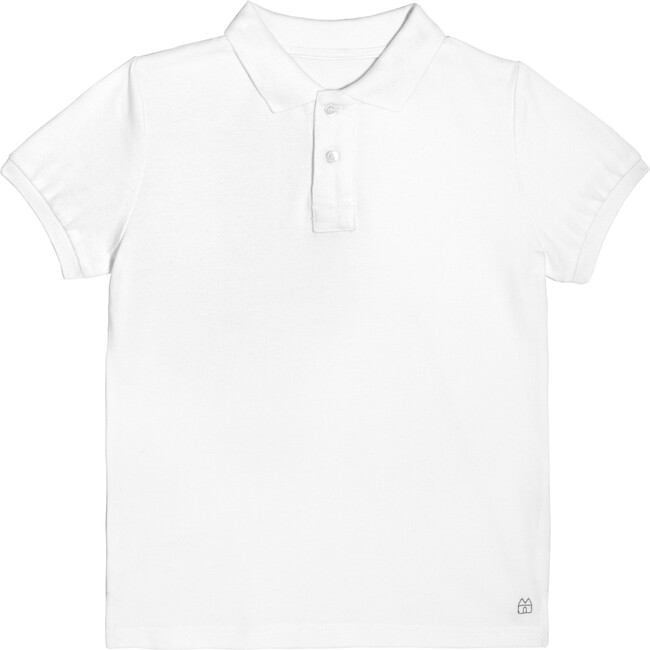 Hudson Polo Shirt, White - Polo Shirts - 1
