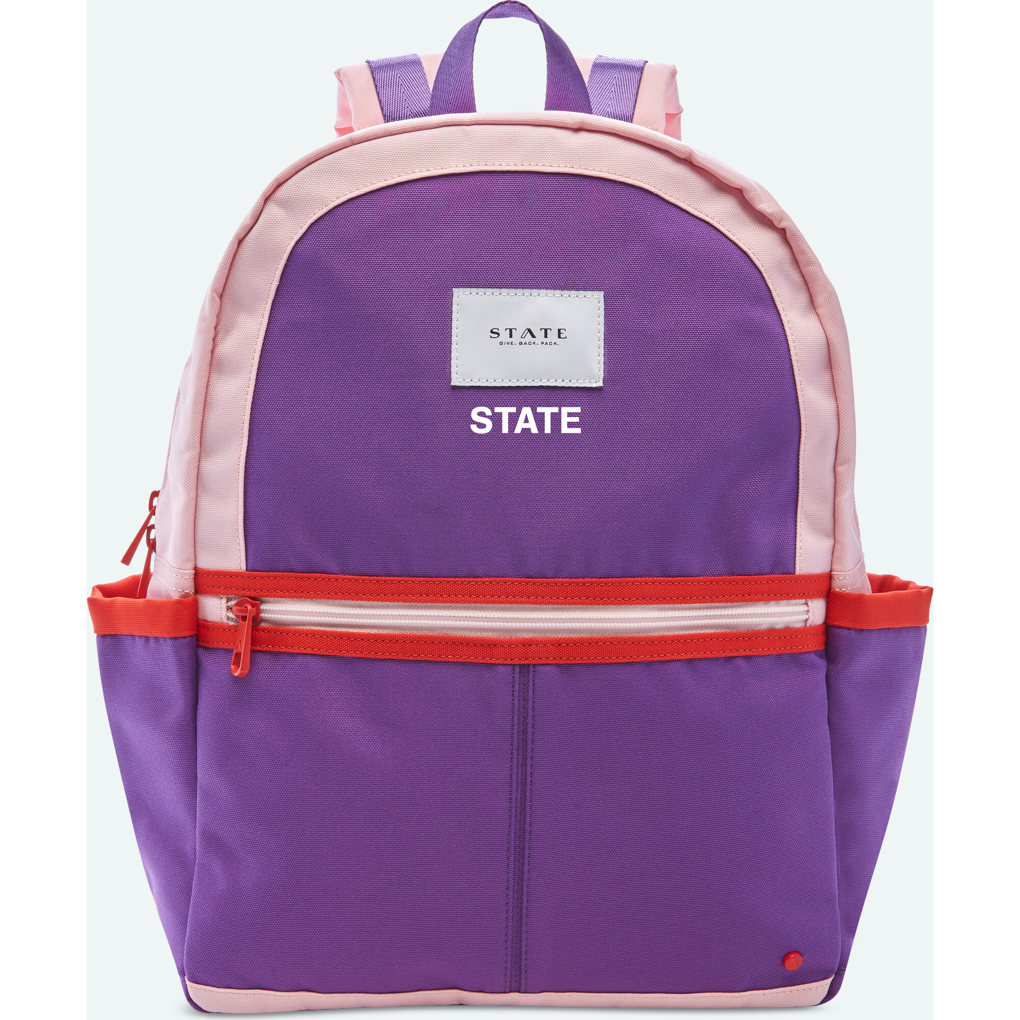 purple pink backpack