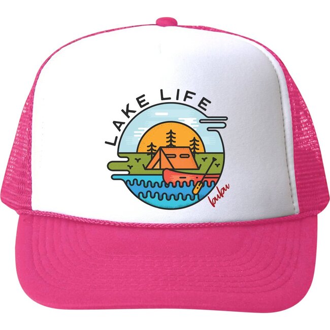 Lake Life Hat, Pink