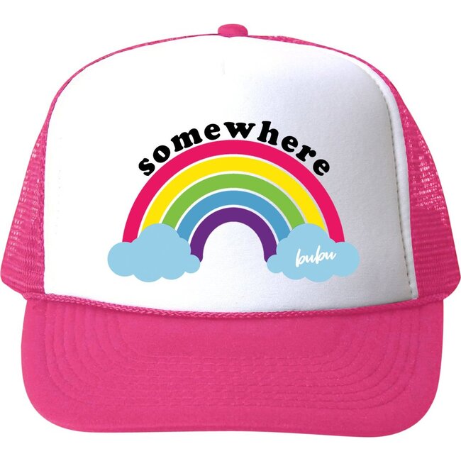 Somewhere Over The Rainbow Hat, Hot Pink