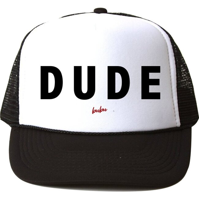 Dude Hat, Black and White - Hats - 1
