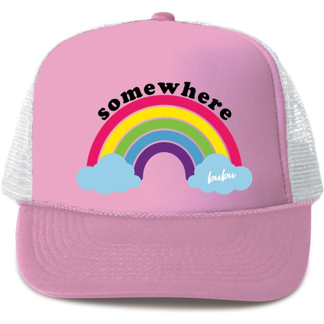 Somewhere Over The Rainbow Hat, Light Pink