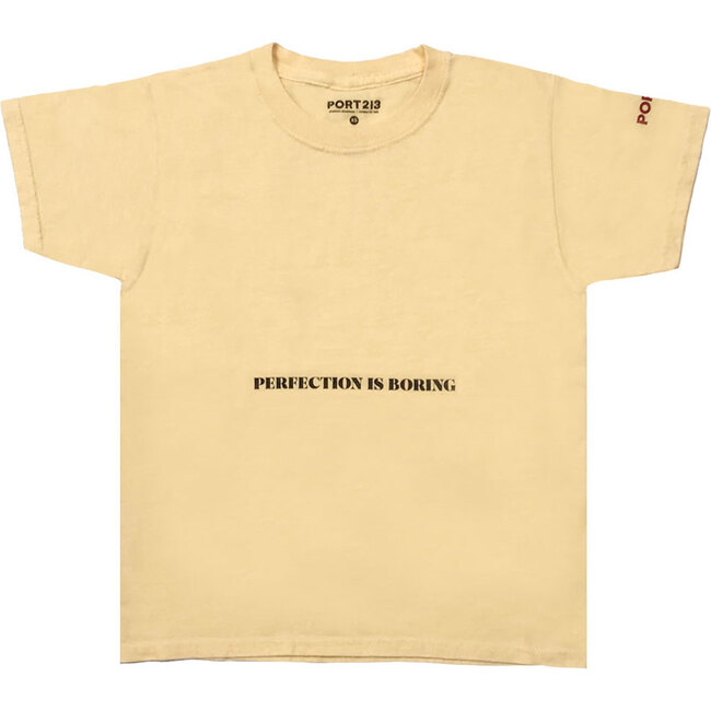 Perfection T-Shirt, Yellow - Tees - 1