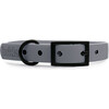 Collar, Matte Black and Grey - Collars, Leashes & Harnesses - 2