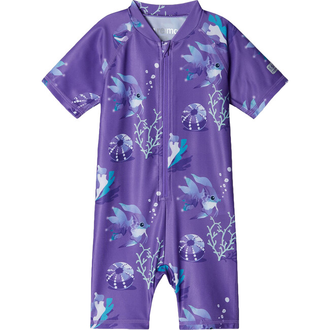 Atlantti Swim Overall, Purple