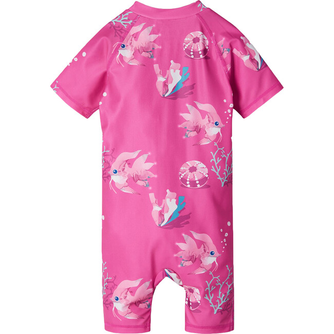 Atlantti Swim Overall, Pink - One Pieces - 4