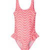 Korfu Swimsuit, Neon Pink - One Pieces - 1 - thumbnail