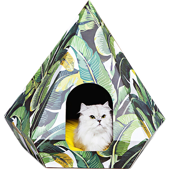 Cat Diamond, Leaf With Yellow Cushion