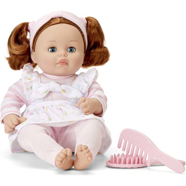 My Little Girl Polka Dot Pinafore, Light Skin - Dolls - 1