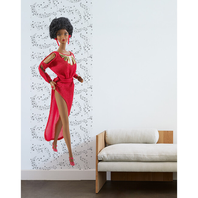 Life Size Vintage Black Barbie, Black/White - Wallpaper - 2