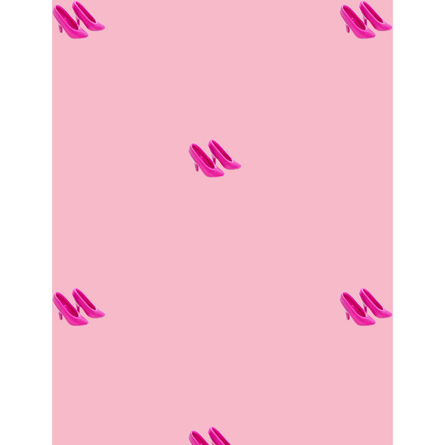 Barbie's Pink Pumps Removable Wallpaper, Pink - Wallpaper - 3