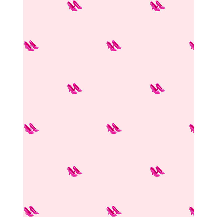 Pink Pumps' Wallpaper by Barbie™ - Hot Pink