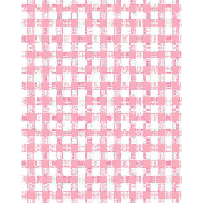 Barbie Gingham Traditional Wallpaper, Bubblegum