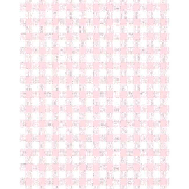 Barbie Gingham Traditional Wallpaper, Ballet Slipper