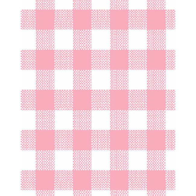 Barbie Gingham Traditional Wallpaper, Bubblegum - Wallpaper - 3