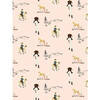 Barbie On The Ranch Removable Wallpaper, Peach - Wallpaper - 1 - thumbnail