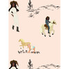 Barbie Christie On The Ranch Removable Wallpaper, Peach - Wallpaper - 3