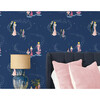 Barbie Starlight Barbie Traditional Wallpaper, Navy - Wallpaper - 2