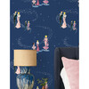 Barbie Starlight Barbie Traditional Wallpaper, Navy - Wallpaper - 3