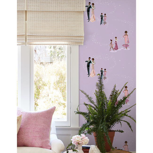 Barbie Starlight Christie Traditional Wallpaper, Lavender - Wallpaper - 2