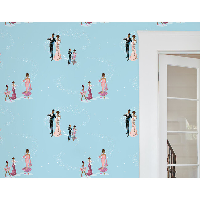 Barbie Starlight Christie Removable Wallpaper, Baby Blue - Wallpaper - 2