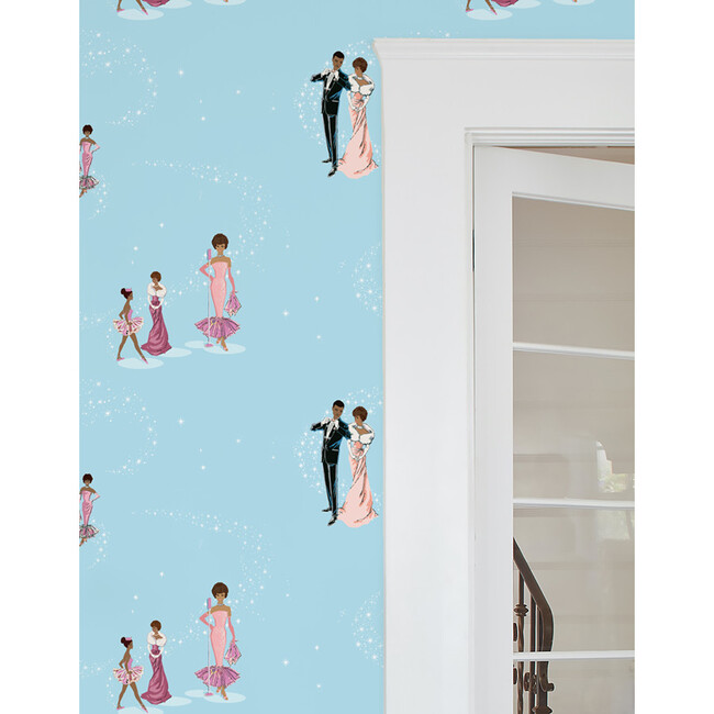 Barbie Starlight Christie Removable Wallpaper, Baby Blue - Wallpaper - 3