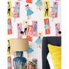 Barbie Mod Shapes Removable Wallpaper, Daffodil/Persimmon - Wallpaper - 3