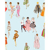 1960s Barbie Removable Wallpaper, Pale Blue - Wallpaper - 1 - thumbnail