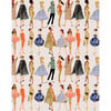 Barbie Vintage Illustration Traditional Wallpaper, Oyster - Wallpaper - 1 - thumbnail