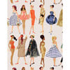 Barbie Vintage Illustration Traditional Wallpaper, Oyster - Wallpaper - 3