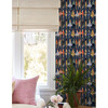 Barbie Vintage Illustration Removable Wallpaper, Navy - Wallpaper - 2