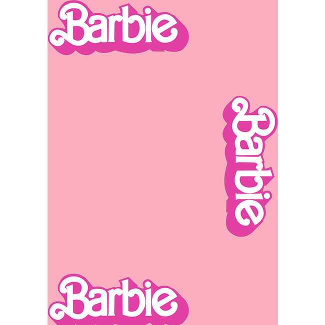 Barbie 80s Logo Traditional Wallpaper, Bubblegum - Wallpaper - 3