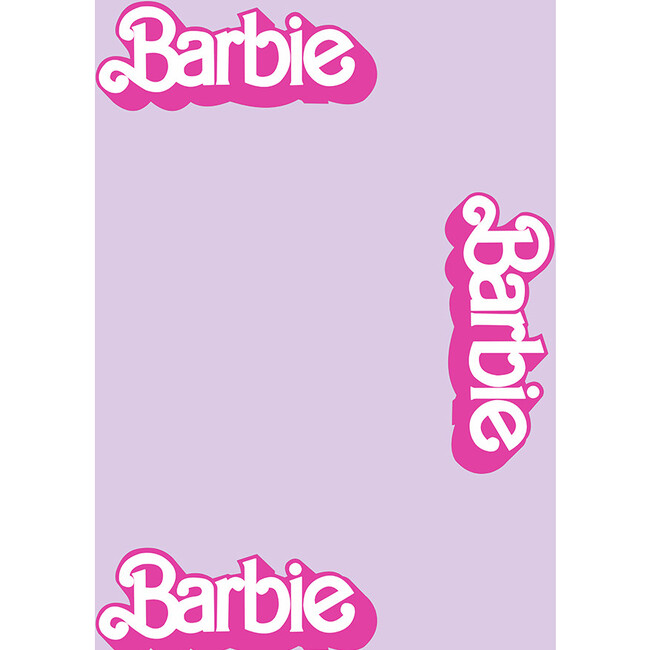 Barbie 80s Logo Removable Wallpaper, Lavender - Wallpaper - 4