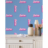 Barbie 80s Logo Traditional Wallpaper, Denim - Wallpaper - 2