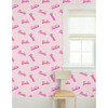 Barbie Logo Mix Removable Wallpaper, Pink - Wallpaper - 2