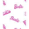 Barbie Logo Mix Traditional Wallpaper, White - Wallpaper - 3