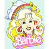 Rainbow Barbie Traditional Wallpaper, Seafoam - Wallpaper - 3