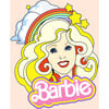 Rainbow Barbie Removable Wallpaper, Peach - Wallpaper - 3