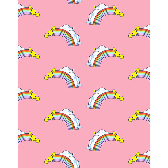 Barbie Rainbows Traditional Wallpaper, Bubblegum - Wallpaper - 1