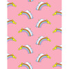 Barbie Rainbows Traditional Wallpaper, Bubblegum - Wallpaper - 1 - thumbnail
