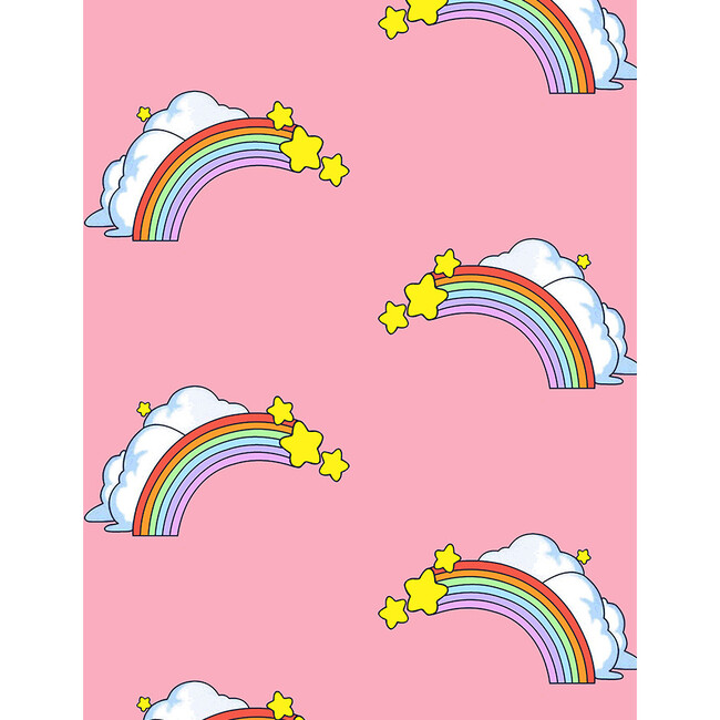 Barbie Rainbows Traditional Wallpaper, Bubblegum - Wallpaper - 3