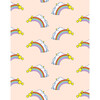 Barbie Rainbows Removable Wallpaper, Peach - Wallpaper - 1 - thumbnail