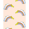 Barbie Rainbows Removable Wallpaper, Peach - Wallpaper - 4