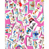 Barbie Trading Cards Traditional Wallpaper, Berry - Wallpaper - 1 - thumbnail