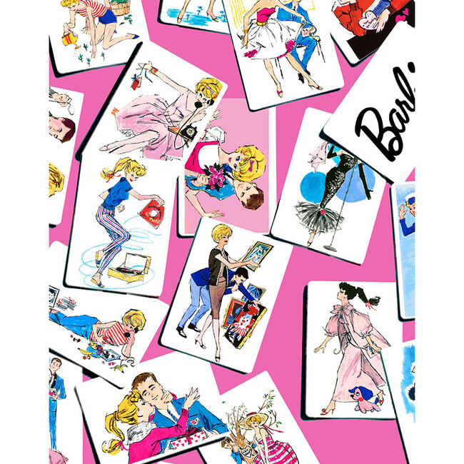 Barbie Trading Cards Removable Wallpaper, Berry - Wallpaper - 3