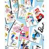 Barbie Trading Cards Removable Wallpaper, Baby Blue - Wallpaper - 3